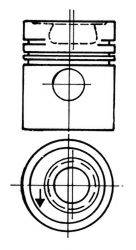 PERKINS 3135J011 Ремонтний комплект, поршень/гільза циліндра