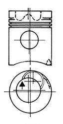 KOLBENSCHMIDT 93504700 Поршень
