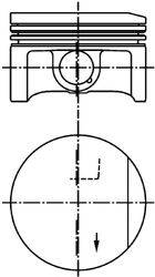 KOLBENSCHMIDT 94951600 Поршень