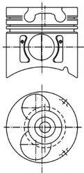 KOLBENSCHMIDT 99371600 Поршень