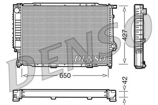 NPS DRM05056 Радіатор, охолодження двигуна