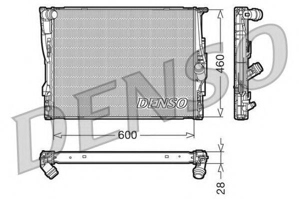 NPS DRM05110 Радіатор, охолодження двигуна