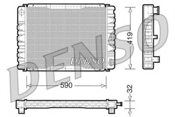 NPS DRM33030 Радіатор, охолодження двигуна