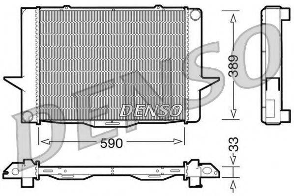 NPS DRM33040 Радіатор, охолодження двигуна