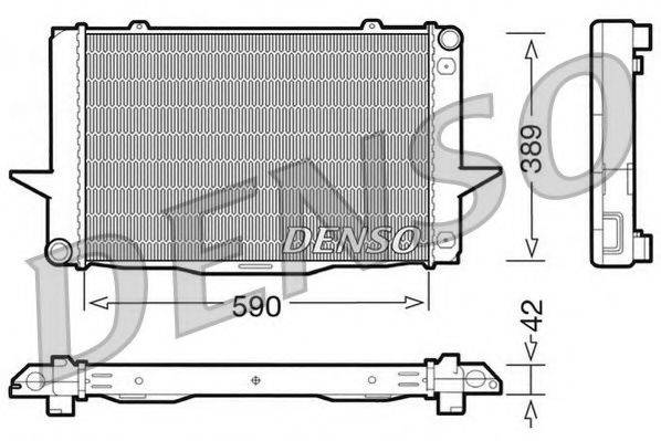 NPS DRM33042 Радіатор, охолодження двигуна