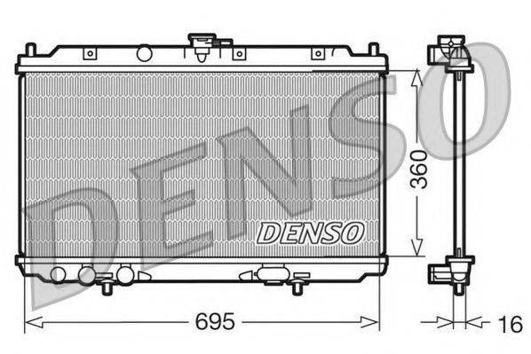 NPS DRM46012 Радіатор, охолодження двигуна