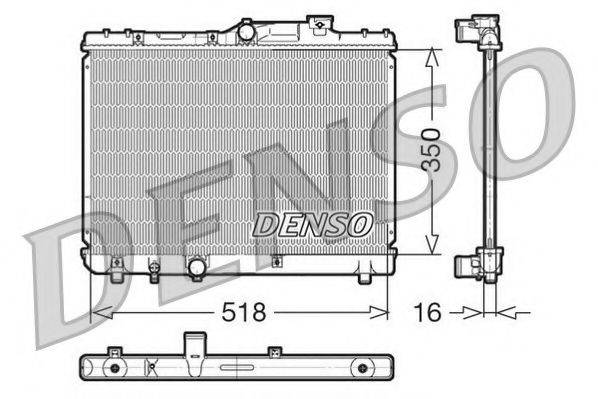 NPS DRM50029 Радіатор, охолодження двигуна