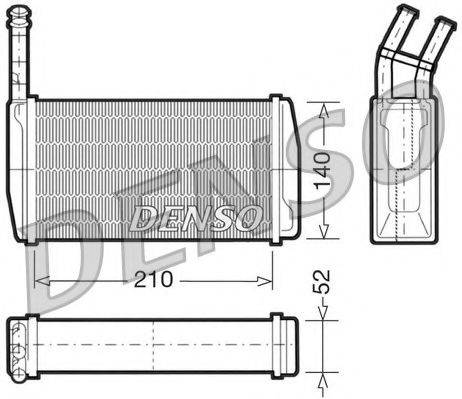 NPS DRR10011 Теплообмінник, опалення салону