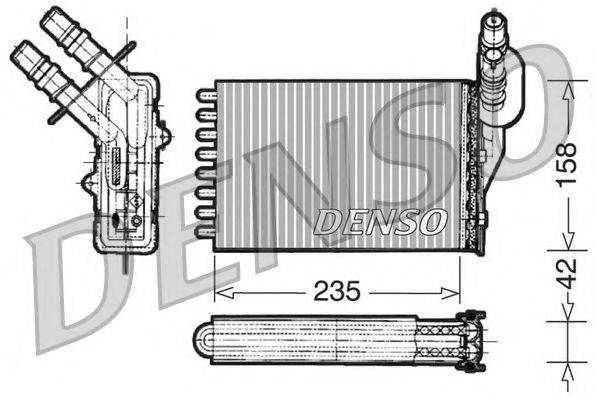 NPS DRR23001 Теплообмінник, опалення салону