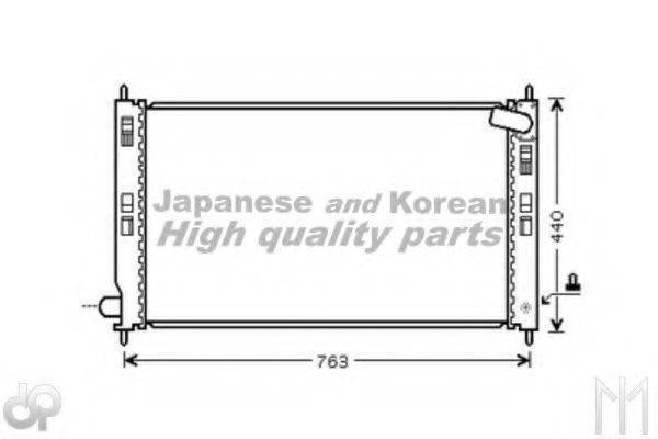 ASHUKI C55767 Радіатор, охолодження двигуна