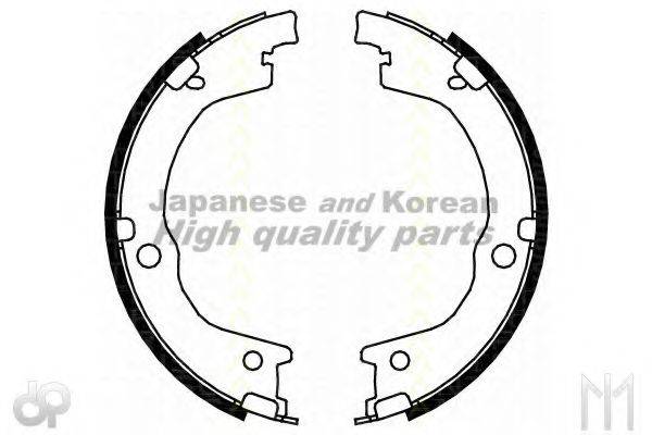 ASHUKI HRK13117 Комплект гальмівних колодок