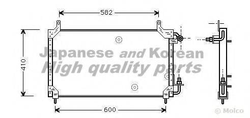 ASHUKI J03301 Конденсатор, кондиціонер