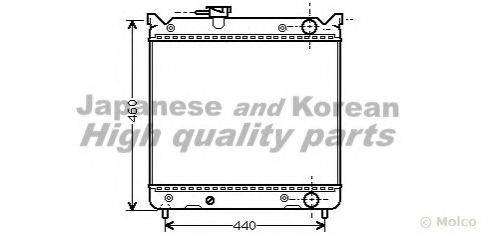 ASHUKI K45401 Радіатор, охолодження двигуна