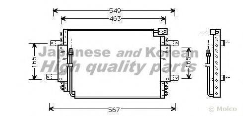 ASHUKI K46007 Конденсатор, кондиціонер