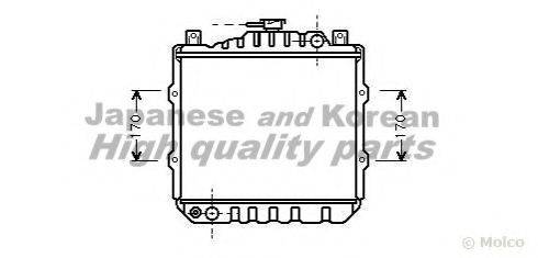 ASHUKI K70001 Радіатор, охолодження двигуна