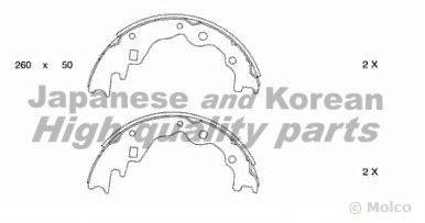 ASHUKI M08201 Комплект гальмівних колодок