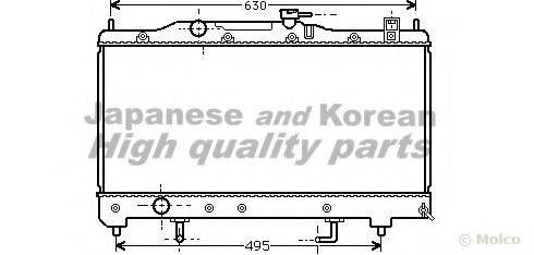 ASHUKI T55403 Радіатор, охолодження двигуна