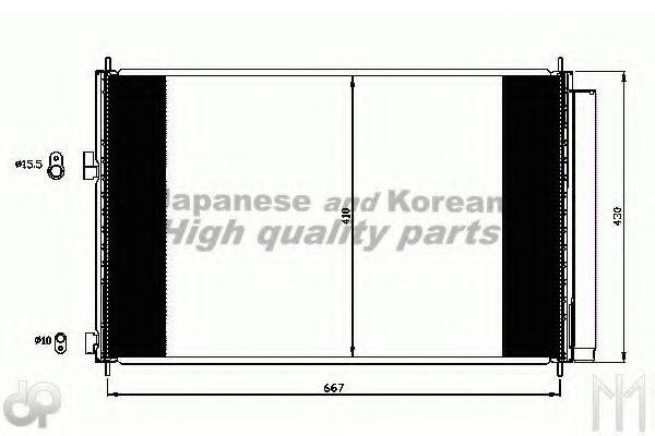 ASHUKI T55794 Конденсатор, кондиціонер