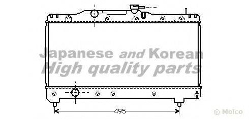 ASHUKI T78001 Радіатор, охолодження двигуна