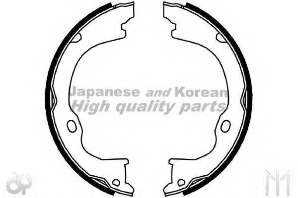 ASHUKI US104114 Комплект гальмівних колодок