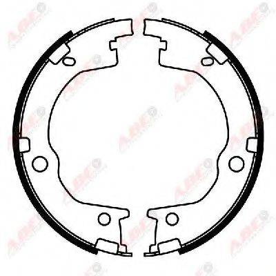 ABE C00328ABE Комплект гальмівних колодок, стоянкова гальмівна система