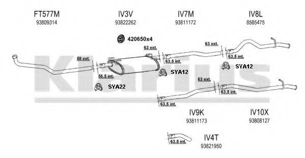 KLARIUS 470001U Система випуску ОГ