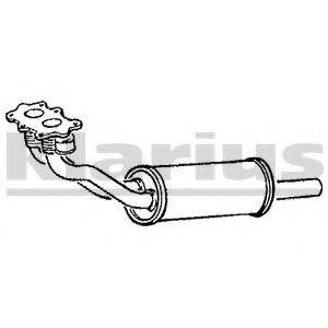 KLARIUS 220293 Передглушувач вихлопних газів