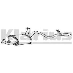 KLARIUS 260430 Глушник вихлопних газів кінцевий