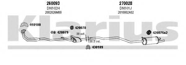 KLARIUS 270031E Система випуску ОГ