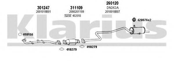 KLARIUS 270260E Система випуску ОГ