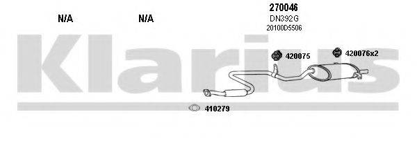 KLARIUS 270275E Система випуску ОГ