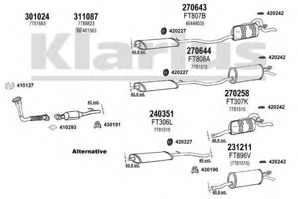 KLARIUS 330400E Система випуску ОГ