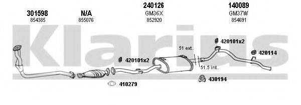 KLARIUS 390417E Система випуску ОГ