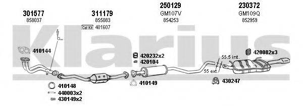 KLARIUS 390838E Система випуску ОГ