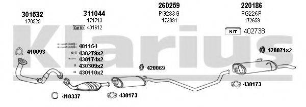 KLARIUS 630228E Система випуску ОГ