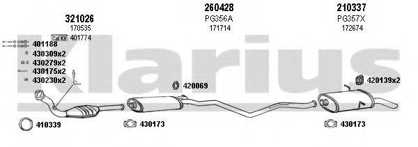 KLARIUS 630241E Система випуску ОГ