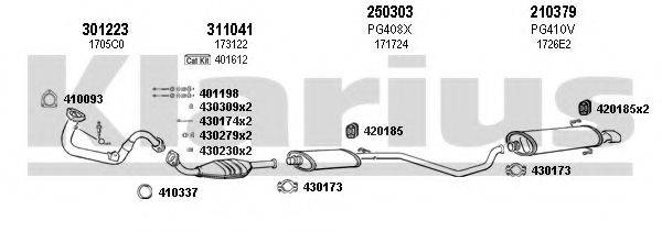KLARIUS 630450E Система випуску ОГ