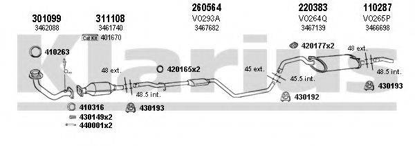 KLARIUS 960240E Система випуску ОГ