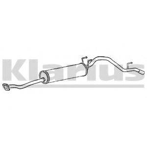 KLARIUS 260904 Глушник вихлопних газів кінцевий