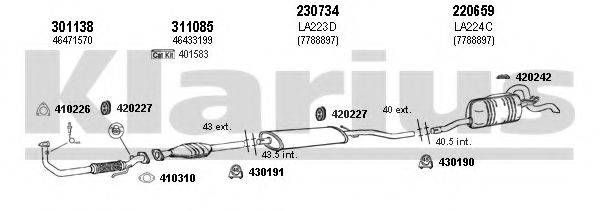 KLARIUS 510239E Система випуску ОГ
