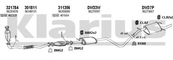 KLARIUS 310047U Система випуску ОГ