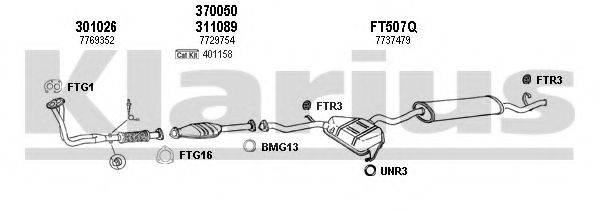 KLARIUS 330397U Система випуску ОГ