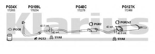KLARIUS 630023U Система випуску ОГ