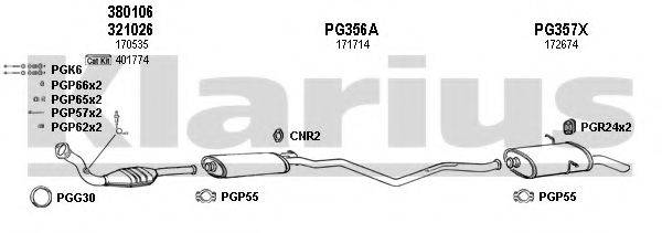 KLARIUS 630241U Система випуску ОГ