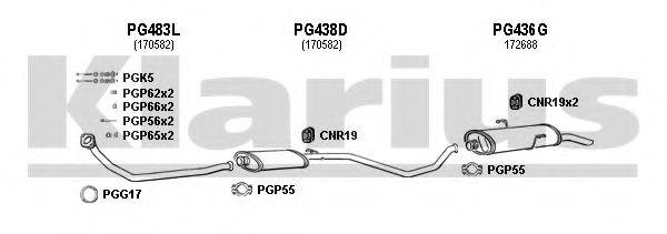 KLARIUS 630327U Система випуску ОГ