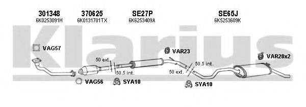 KLARIUS 790069U Система випуску ОГ