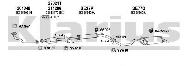 KLARIUS 790099U Система випуску ОГ