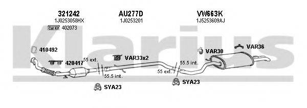 KLARIUS 790325U Система випуску ОГ