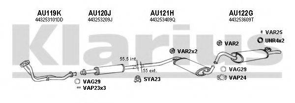 KLARIUS 940338U Система випуску ОГ