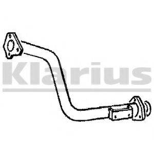 KLARIUS AU154J Труба вихлопного газу